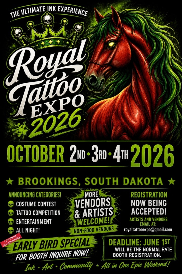 Royal Tattoo Expo (2026) Royal Tattoo Expo (2026) 2 October 2026
