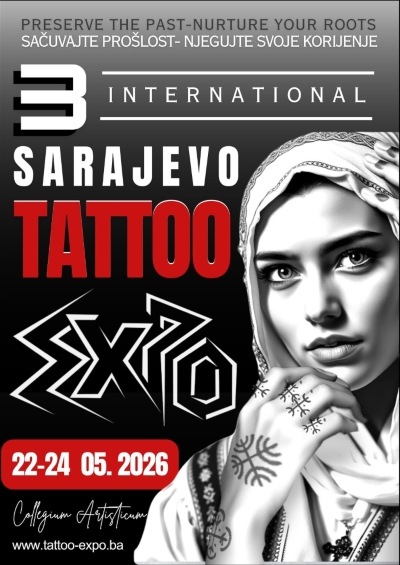 Sarajevo Tattoo Expo #3 22 May 2026