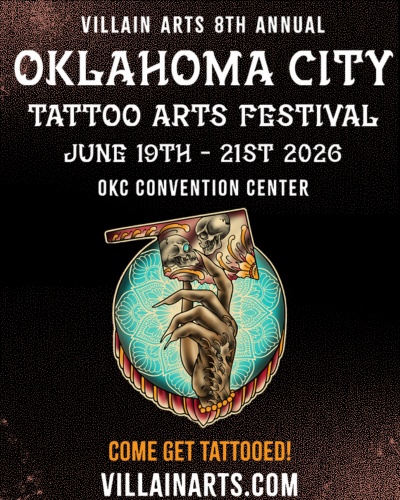 Oklahoma City Tattoo Arts Festival #8 19 June 2026