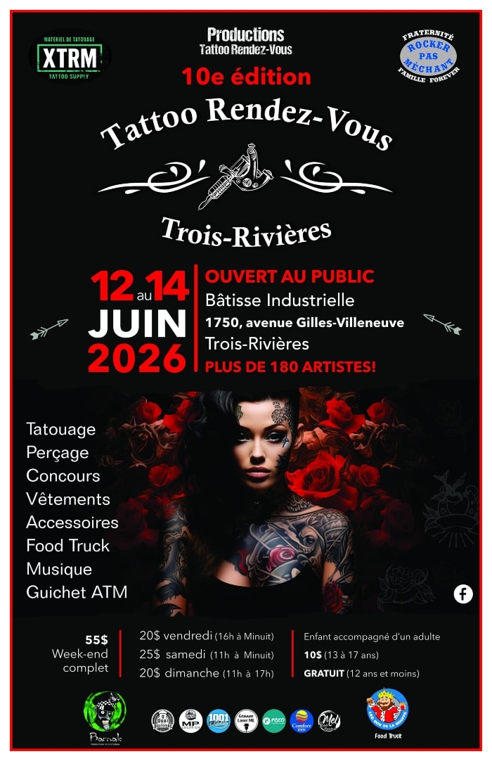 Tattoo Rendez Vous Trois Rivières (2026) Tattoo Rendez Vous Trois Rivières (2026) 12 June 2026