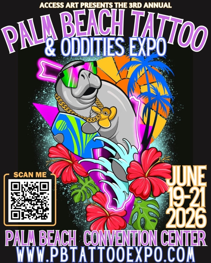 Palm Beach Tattoo & Art Expo Palm Beach Tattoo & Art Expo 19 June 2026