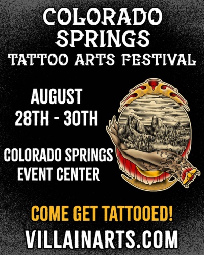 Colorado Springs Tattoo Arts Festival #3 28 August 2026