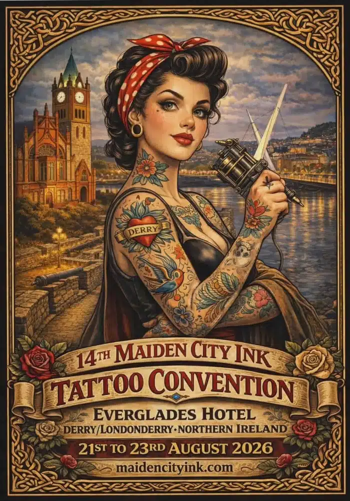 Maiden City Ink Tattoo Convention (2026) Maiden City Ink Tattoo Convention (2026) 21 August 2026