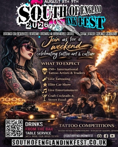 South of England Ink Fest 2026 8 August 2026