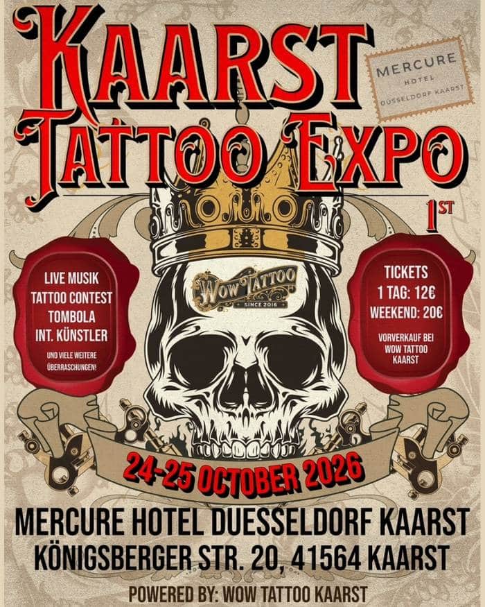 Kaarst Tattoo Expo 2026 24 October 2026