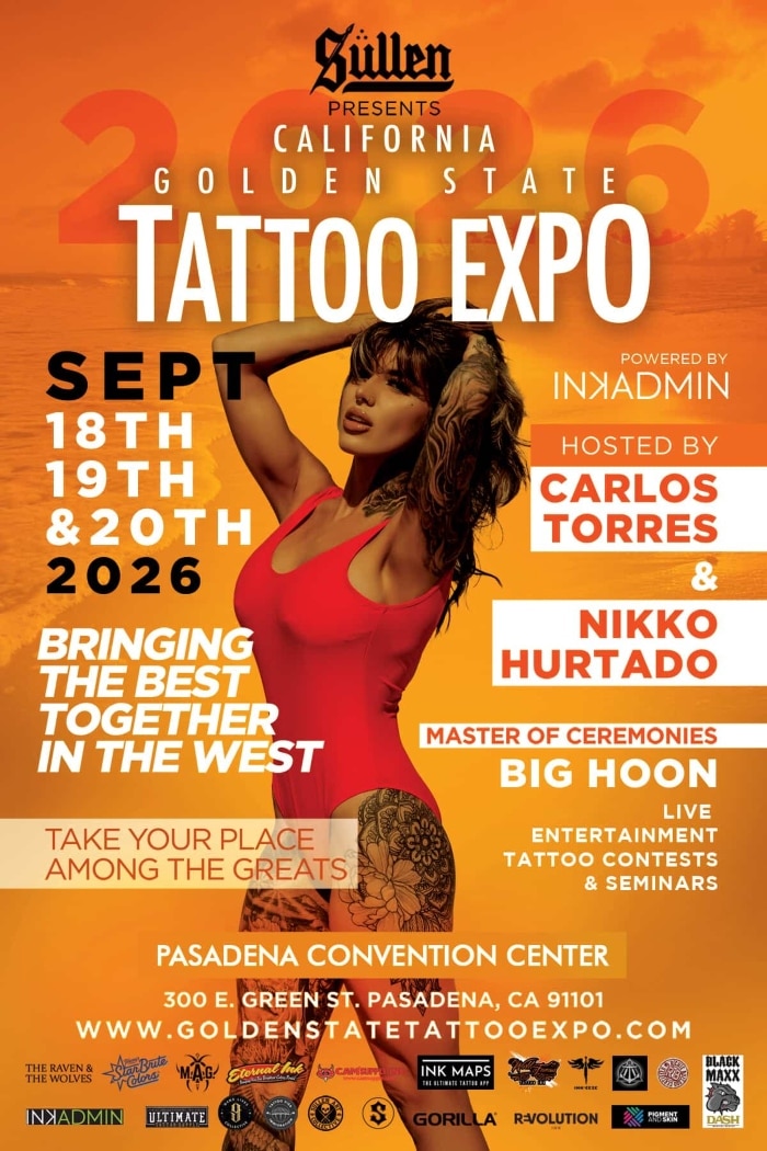 Golden State Tattoo Expo (2026) 18 September 2026