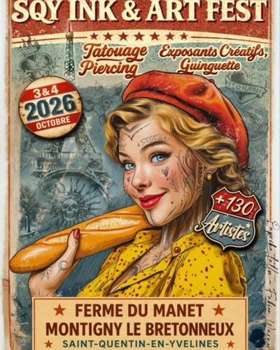 Salon Du Tatouage De Saint Quentin En Yvelines 3 October 2026