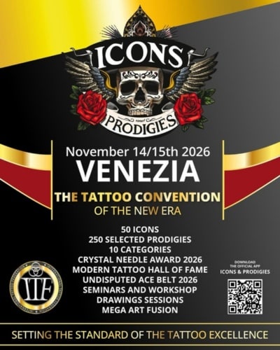 Icons & Prodigies Tattoo Convention Venice 14 November 2026